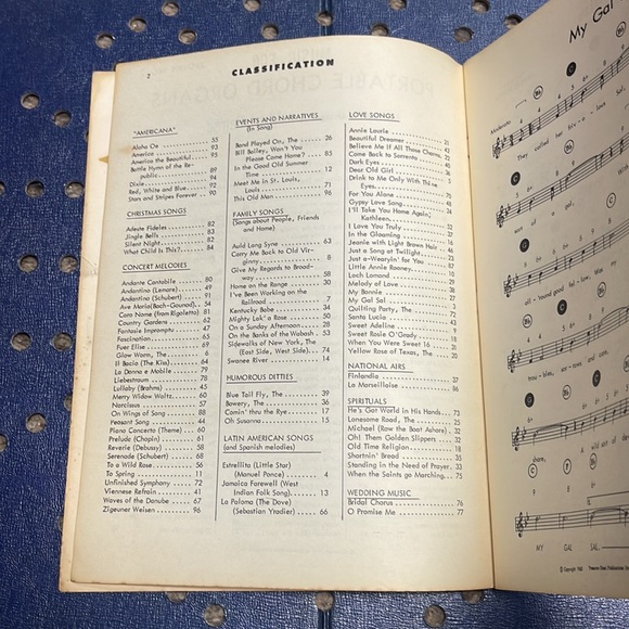 1963 music for portable chord organs vintage music book - Picture 7 of 13